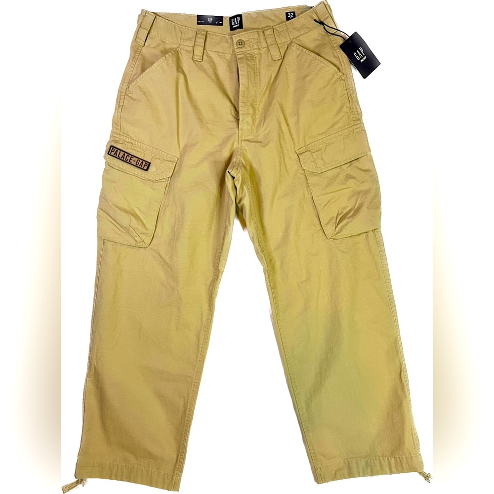 Palace x Gap Cargo Pants in Khaki Size 32x30 Loose Fit SS24